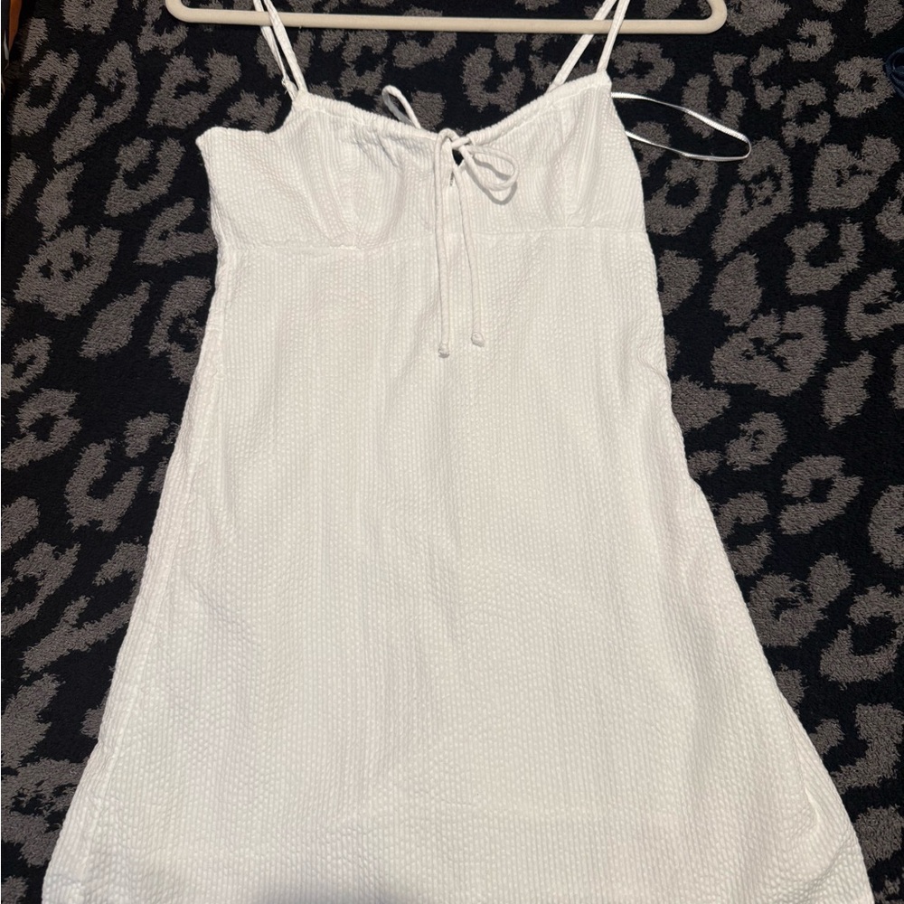 White Spaghetti Strap Dress